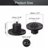 Fielect 6Pcs SpeakOn Panel Mount Socket Round, 4 Pole Audio Speaker Twist Lock Female Speakon LY-KNT041...