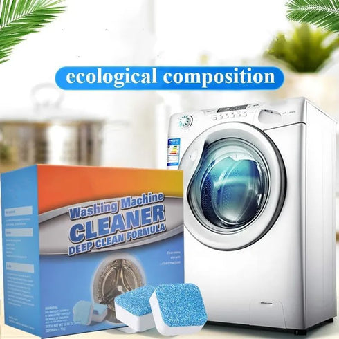 Washing Machine Cleaner Descaler Tablets – Deep Clean Formula, Cleans & Refreshes Front Load and Top Load Machines, Removes Odors, and Residue. An...