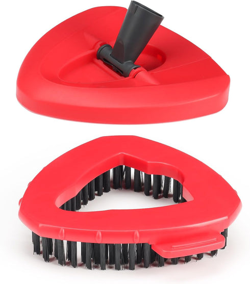Spin Mop Replace Head Scrub Brush & Base, Scrubber Mop Brush Head Replacement for O Ceda EasyWring 1 Tank System, Hard Bristle Cleaning Brush for ...