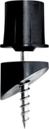 Nuvo Iron SMSRA Surface Mount Stair Connector for 3/4" Pack installs one 10 Pack of Round balusters Railing Adapter, Black...