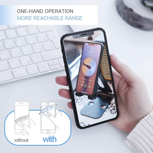 Finger Ring Stand, Lamicall Cell Phone Holder : Universal Phone Ring Cradle Kickstand Compatible with Phone Xs Max XR X 8 7 6 6s Plus 5s, Galaxy S...