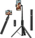ATUMTEK 55" Selfie Stick Tripod, All-in-one Extendable Aluminum Phone Tripod with Rechargeable Bluetooth Remote for iPhone, Samsung, Google, LG, S...