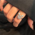 Halo CZ Mouse Statement Ring for Women Girls Silver Plated Cubic Zirconia Cute Mice Animal Promise Adjustable Expandable Finger Band Ring Comfort ...