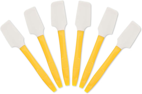 Small Silicone Spatula,Curved Jar Spatula with Can Opener End,Silicone Kitchen Scraper Spatula for Jam,Peanut, Butter and Wet Pet Food Can Spreade...