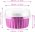 EUSOAR Cupcake Liners, 50pcs 5oz 125ml Disposable Ramekins, Aluminum Foil Muffin Liners Cups, Disposable Aluminum Foil Cupcake Baking Cups Holders...