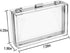 WEDDINGHELPER Transparent Clear Acrylic Square jelly Evening Bag for Women,Fashion Lovely Shoulder Bag for Dinner Party Travel (CLEAR&Sliver1)...