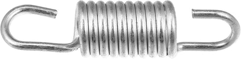 X AUTOHAUX 2pcs 6cm Length Silver Tone Plated Steel Motorcycle Brake Pedal Return Spring for Suzuki...