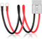 Battery Connector 50A 600V Plug with O-Ring Battery Connector Cable 10AWG 50cm Cable Charging Plug for Forklift Plug for Trailer Winches for Carav...
