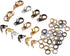 450pcs Jewelry Making Accessories Set Includes 200pcs Open Jump Ring Connectors 200pcs Bead Tips Knot Covers and 50pcs Lobster Claw Clasps for Bra...