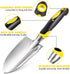 Garden Shovel, Trowel Garden Tool, Stainless Steel Heavy Duty Trowel, Soft Rubberized Non-Slip Ergonomic Handle, Hand Shovels for Digging, Plantin...