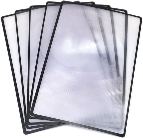 yueton 5pcs 3X Magnifying Lens Magnifier Fresnel Lens for Reading...