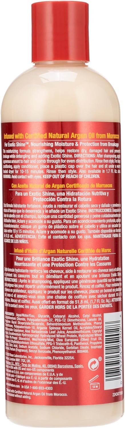 Creme of Nature, Argan Oil for Hair, Intensive Conditioning Treatment, Argan Oil of Morocco, Moisturizing Hair Care, 12 Fl Oz...
