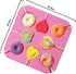 2Pcs Love heart Lollipop Candy Molds 8-Cavities Food Grade Heart Silicone Lollipop Molds Chocolate Hard Candy Molds including Heart, Round with 40...