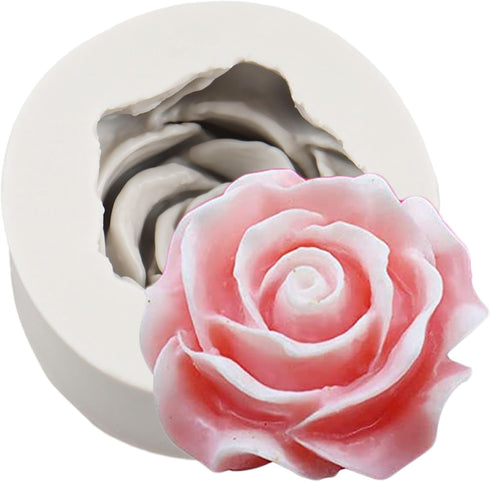 Flower Silicone Molds Rose Flower Fondant Silicone Molds For Cupcake Topper Cake Decoration Chocolate Candy Polymer Clay Gum Paste Sugar Crafts...