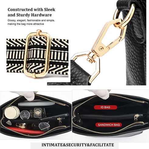 Small square Crossbody Bag for women,Wide Strap Cell Phone Purse Shoulder Handbag...