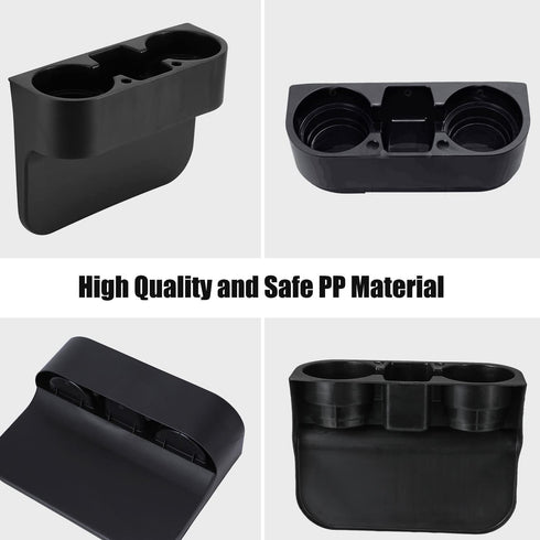 EEEKit Car Cup Holder, Car Seat Seam Wedge Cup Holder, Cell Phone Holder, Food Drink Bottle Mount Stand, Storage Organizer Multifunction Glove Box...