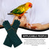 1 Pair Animal Handling Gloves Bite Proof,Leather Welding Gloves,24.4in Reinforced Leather Gloves with 2 Tweezers for Dog Training,Cat,Falcon,Repti...