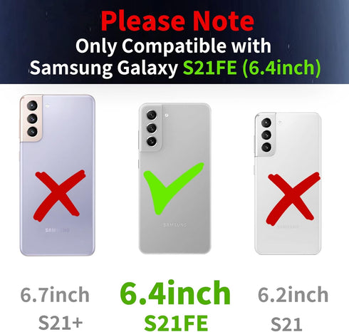 Buleens for Samsung Galaxy S21 FE Case with Astronaut Stand, Women Girls for Galaxy S21 FE 5G Cases, Girly Cute 6D Space Astronaut Hidden Kickstan...