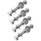 4 Set Sign Post Mounting Bolts Hardware Accessories Set 304 Stainless Steel Sign Attachment Kit for Stop Signs Traffic Signs...