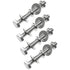 4 Set Sign Post Mounting Bolts Hardware Accessories Set 304 Stainless Steel Sign Attachment Kit for Stop Signs Traffic Signs...