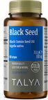 Black Seed Oil Softgel with High Thymoquinone - Immune Support - Digestive Health - Brain Function - Joint Mobility - Cold-Pressed from Non-GMO Tu...