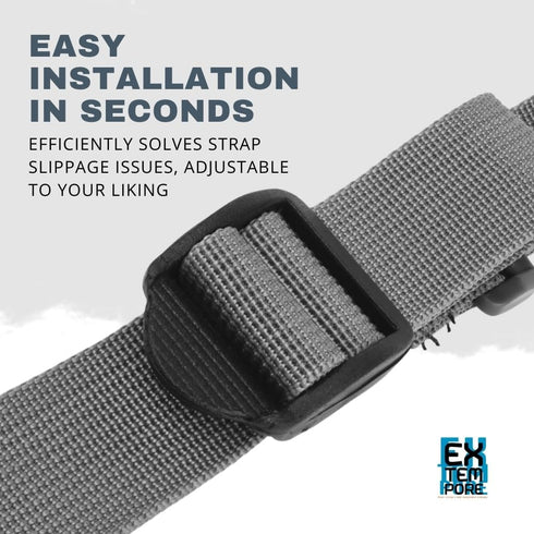 EXTEMPORE 1" (25mm) Plastic Ladder Lock Buckle Triglide Tension Lock Replacement Plastic Buckle for Backpack Belt Adjusters....