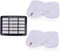 HEPA Filter + 2 Foam Flet Filter Kit for Shark Navigator Life Away XFF350 XHF350 NV350 NV351 NV352 NV355 NV356 NV356E NV357 NV360 NV370 NVLFT199 U...