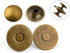 MAHAVIMOKSA 40Sets 18mm Thin Style Magnetic Button Snaps Double Rivet Closures Round Clasp Stud Button for DIY Craft Sewing Bag Purse Leather Clot...