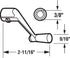 Prime-Line MP3534 Casement Operator Crank Handle with 3/8 In. Bore and Bronze (Single Pack)...
