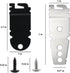 Upgrade 8212560 & 8269145 Dishwasher Side Mounting Bracket Kit by Beaquicy - Fit for Kenmore, Whirlpool, Kitchen-Aid Dishwasher - 8212560 replaces 1201084,AP3953705-8269145 replaces 830941,AP6012289