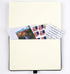 RICCO BELLO Blank Page Hardcover Notebook with Lined Writing Guide, Pen Loop, Band Closure, Bookmark, Storage Pocket, 5.7 x 8.4 inches (Brown)...