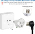 3 Prong to 2 Prong Adapter,YOELVN 3-2 Prong Grounding Outlet Converter, Portable Fireproof 200? Resistant Wall Outlet Plug Adapter,Three Prong Ada...