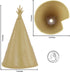 BMC Classic Plains Indian Teepees - Tan 3pc Western Plastic Playset Accessories...