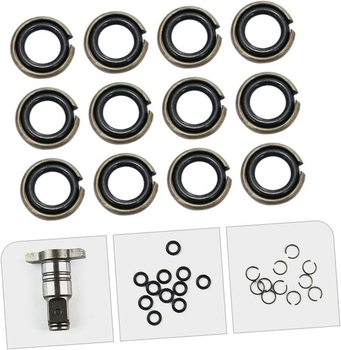 BESTonZON 12 Sets Wrench -ring Impact Wrench Socket Retainer 3/4 to 1/2 Impact Adapter Retainer Ring for Impact Wrench Electric Impact O-rings Ret...