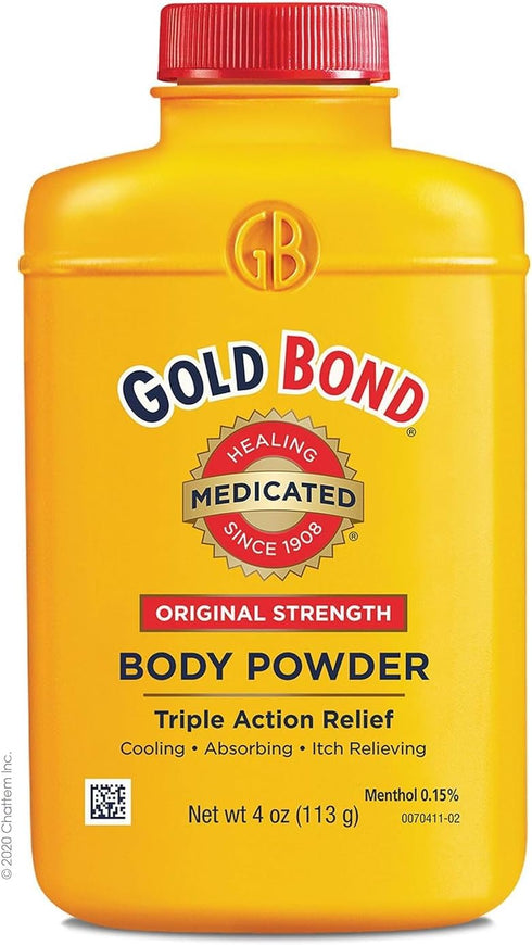Gold Bond Medicated Body Powder, Original Strength, 4 oz...