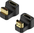QIANRENON HDMI 2.1 U Shape Angle Display Adapter 8K HDMI 2.1 Male to Female 180° Angle Ultra HD Connector Socket 3D 8K@60Hz UHD2.1, for HDTV Lapto...