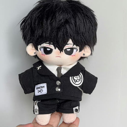 niannyyhouse 20cm Plush Doll Clothes Hat Coat Shirt Pants Backpack Glasses Black Cat Set 8in Doll Accessories Dress Up...