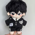 niannyyhouse 20cm Plush Doll Clothes Hat Coat Shirt Pants Backpack Glasses Black Cat Set 8in Doll Accessories Dress Up...