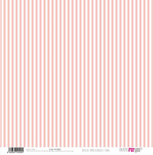 Papers For You - Scrapbooking and Craft Paper Kit | "Coral Essentials" Collection | Includes 10 Double Sided Papers with Different Designs | Size ...