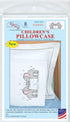 Jack Dempsey Needle Art Elephants Hand Embroidery, standard size, White......
