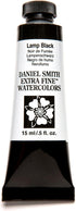 Daniel Smith Extra Fine Watercolor 15ml Paint Tube, Lamp Black (284600003), 0.5 Fl Oz (Pack of 1)...