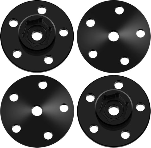 MOHERO Alloy Wheel Hex Hub adapters 12mm for 1/10 Tamiya Clod Buster Axial Wraith/TXT tires...