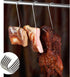 Stainless Steel Meat Hooks, 20Pcs, S-Shaped, Wall Mount, Heavy Duty, 15CM, for Kitchen, Smoking, Drying, Storage...