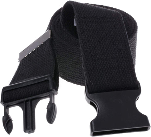 COW&COW Gait Belt 60inch - Transfer and Walking Assistance with Quick Release Buckle for Caregiver Nurse Therapist 2 inches(Black)...