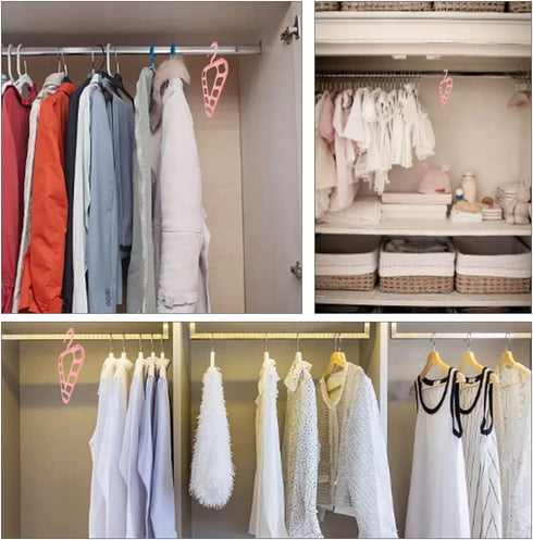 Magic Clothes Hanger 9 Holes Clothes Organizer Multifunction Space Saver Hanger for Clothes Drying and Storage...