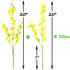 Artificial Flowers Orchids Silk Fake Flowers in Bulk, 10 Pcs (Each 20”), for Wedding Festive Party Home Office Decoration, Not Include Vase...
