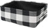 INough Christmas Buffalo Plaid Storage Basket for Kids - Collapsible Toy Box for Baby/Office/Bedroom - Low Gifts Farmhouse Decor...