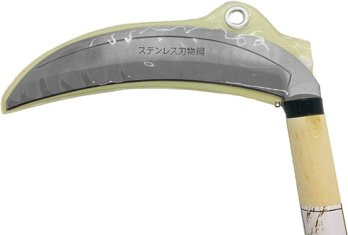 KAKURI Grass Sickle Garden Tool, Japanese Style Kama Weeding Sickle, 7.5" Stainless Steel Blade...