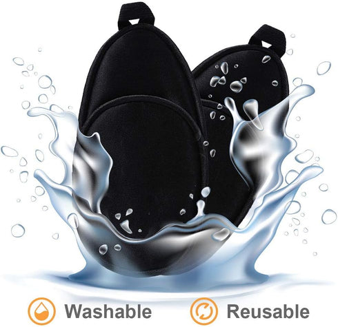eZAKKA Eye Patches for Adults Kids, Eye Patch for Glasses, Medical Soft Eye Patch for Lazy Eye Amblyopia Strabismus and After Surgery (Black+Black...