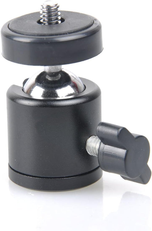 RetiCAM® Mini Ball Head BHA20 - Metal Ballhead 360° Pan 90° Tilt Tripod Mount - BHA20, Aluminum...